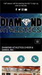 Mobile Screenshot of diamondathleticscheer.com